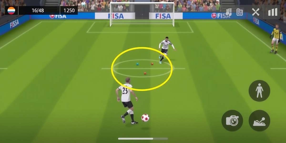 FIFA Mobile Precision Pass - Indian Gameplay with Advanced Passing Mechanics FIFA Mobile Precision Pass gameplay showing Indian player executing a perfect pass